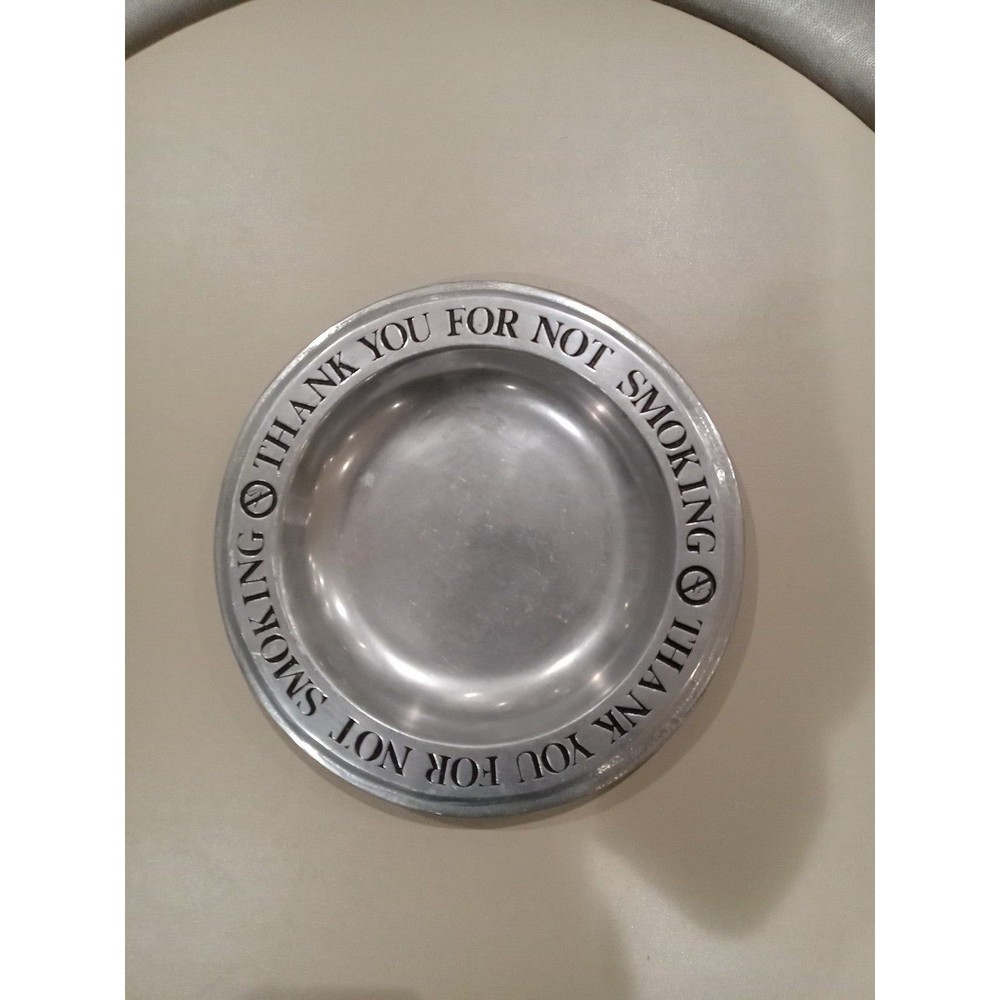 VINTAGE WILTON PEWTER ASHTRAY RARE